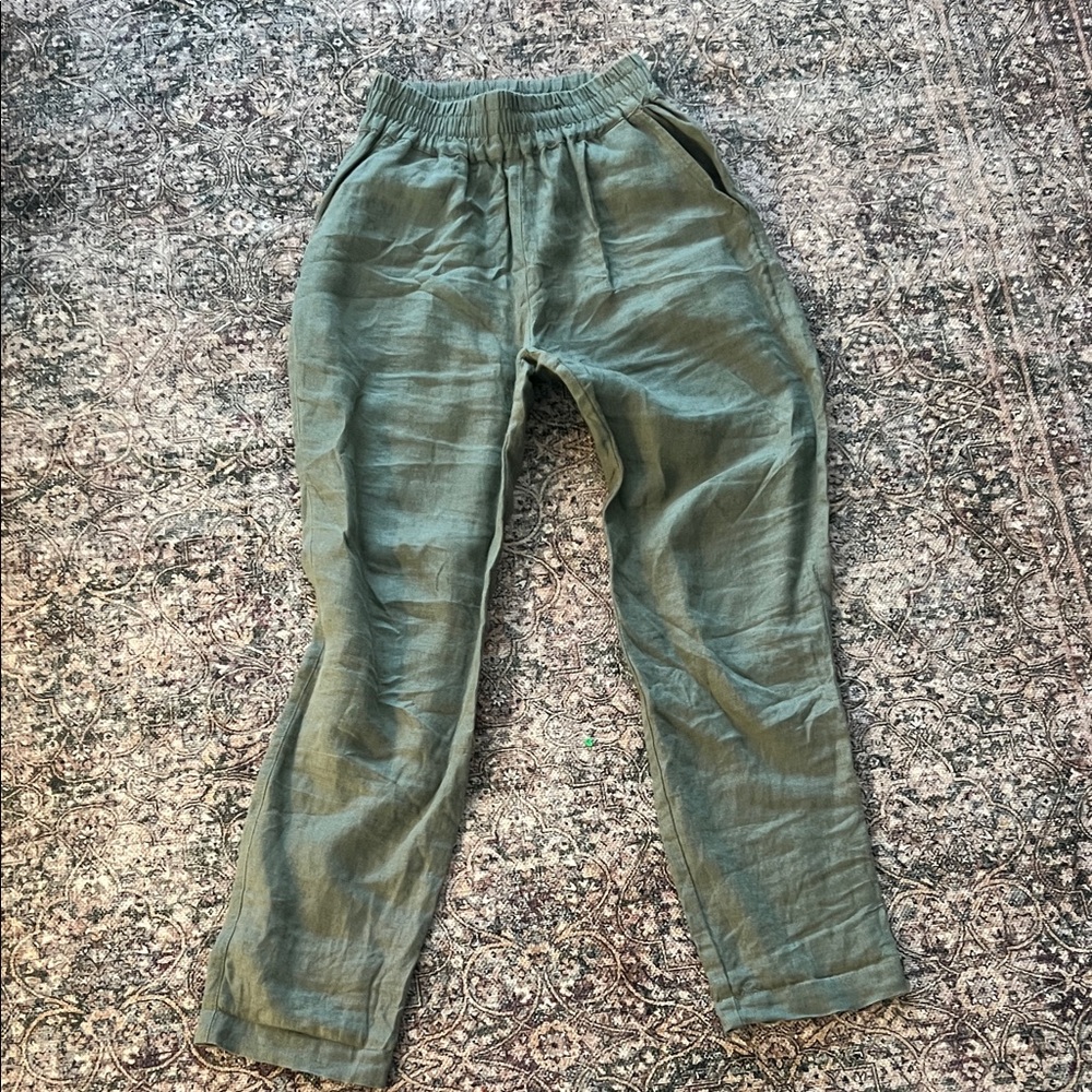 Not perfect linen pants Athens 2